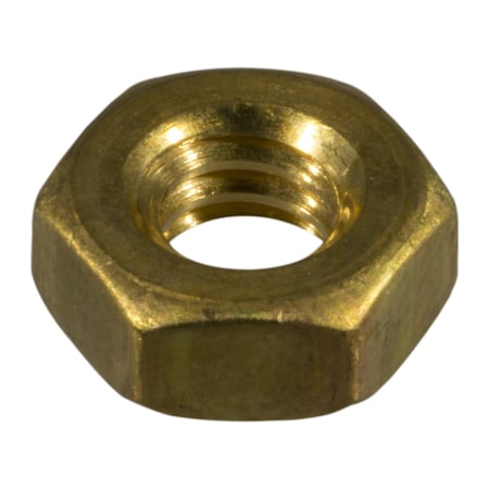 Midwest Fastener Machine Screw Nut, 1/4"-20, Brass, 36 PK 61584